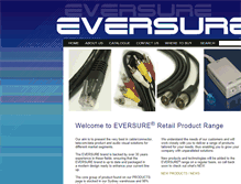 Tablet Screenshot of eversure.com.au